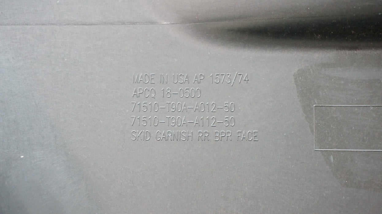 2023-2024 HONDA PILOT SPORT 3.5L REAR LOWER BUMPER PANEL OEM 71510-T90A-A012