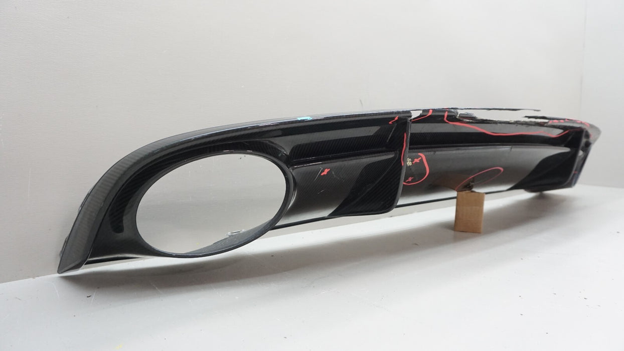 2014-2018 AUDI RS7 REAR LOWER BUMPER DIFFUSER CARBON FIBRE 4G8807521K OEM