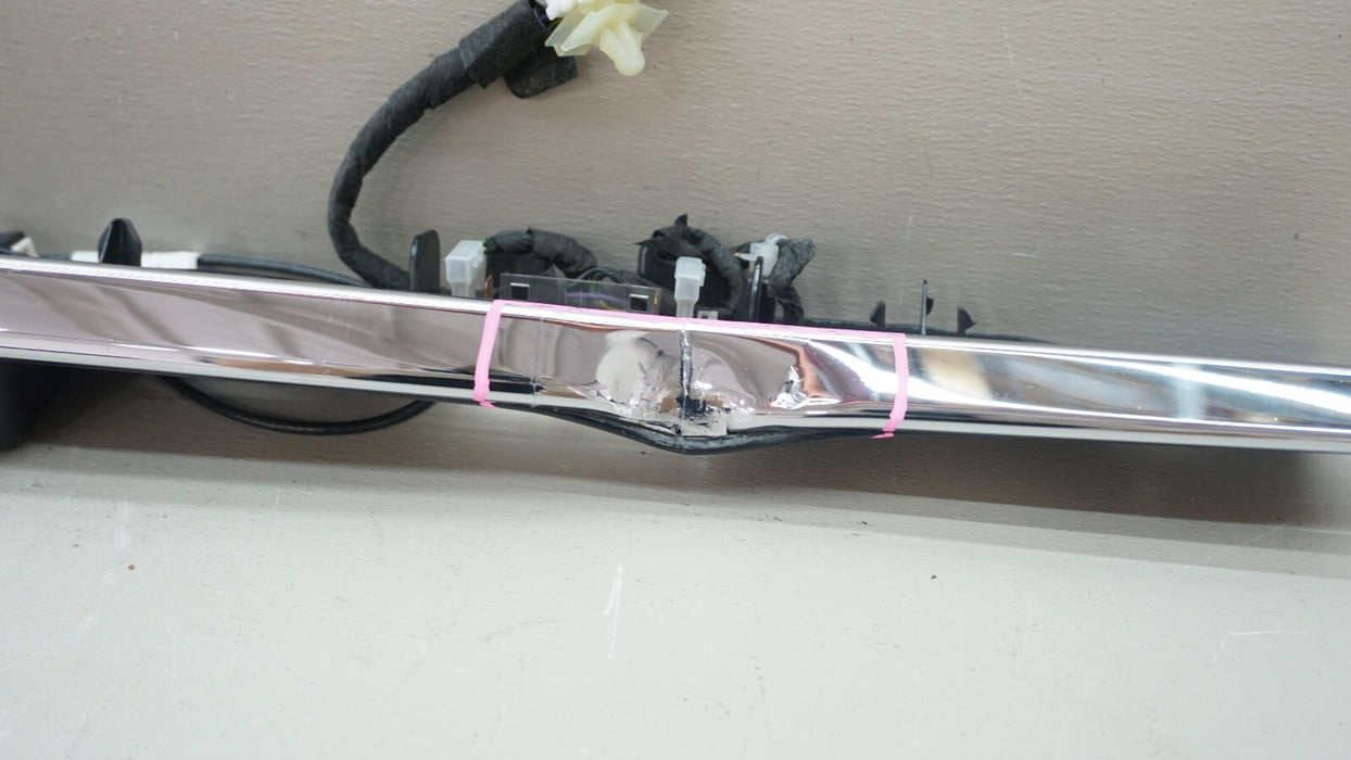 2014-2021 MASERATI QUATTROPORTE REAR CHROME LICENSE PLATE TRIM COVER OEM