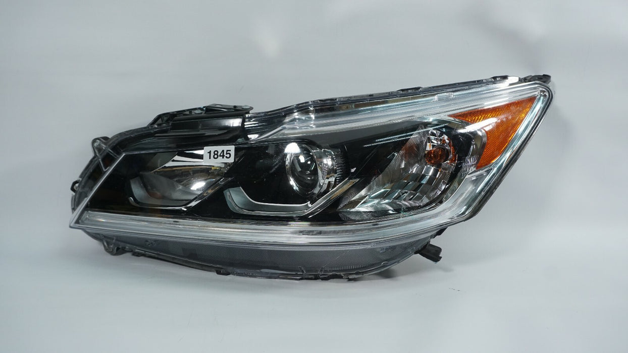 2016-2017 HONDA ACCORD FRONT LEFT DRIVER SDIE HEADLIGHT HALOGEN LAMP OEM 16 17