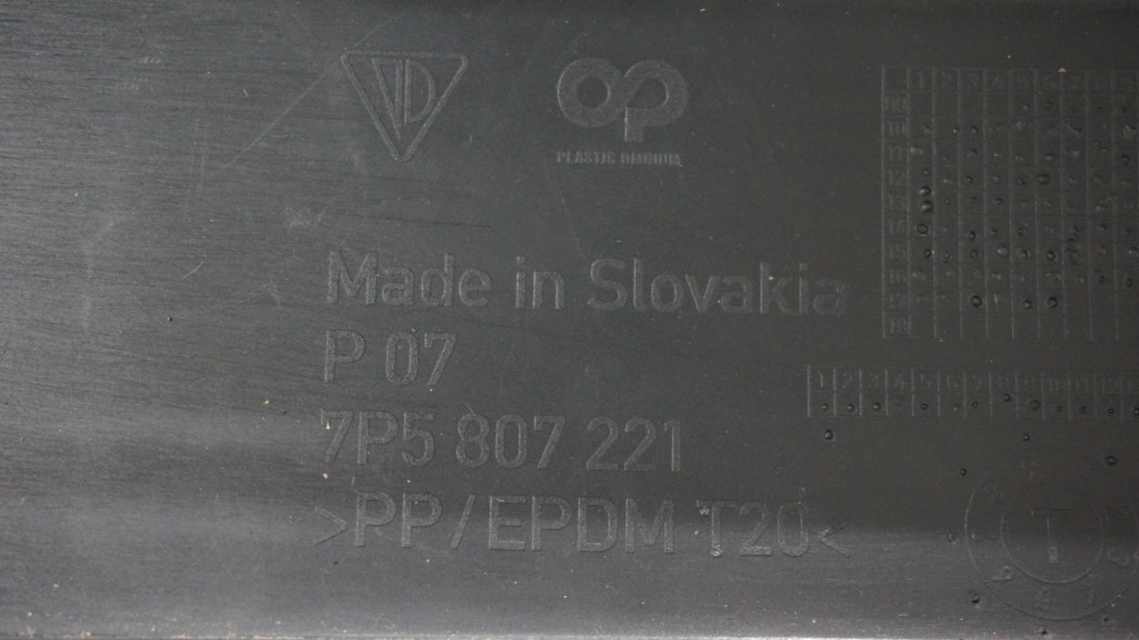2011-2014 PORSCHE CAYENNE FRONT BUMPER COVER PANEL OEM 7P5807221