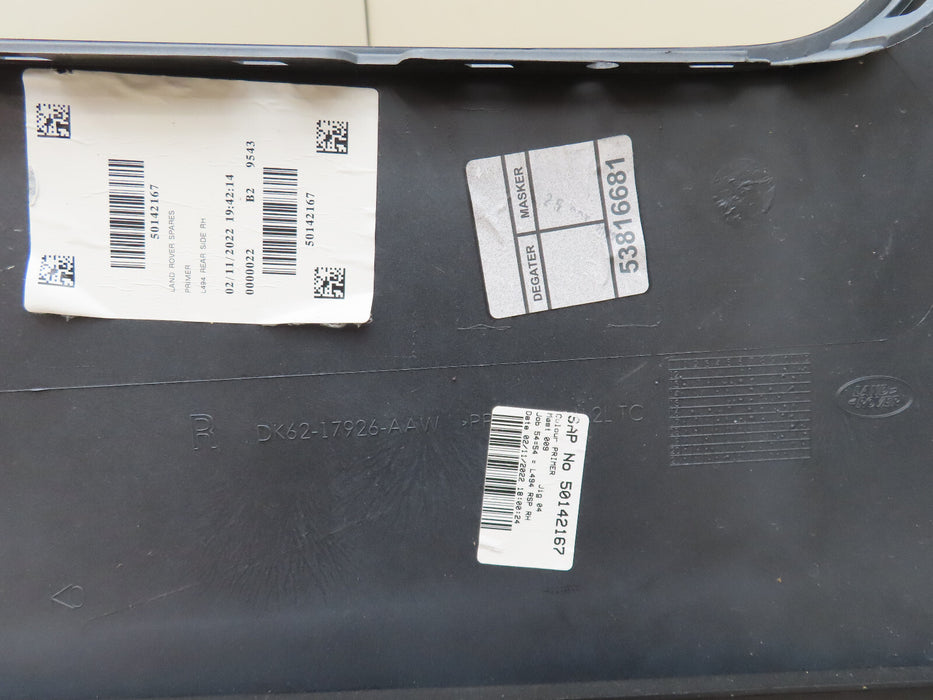 2014-2016 LAND ROVER RANGE ROVER SPORT REAR BUMPER COVER OEM DK62-17926-AAW
