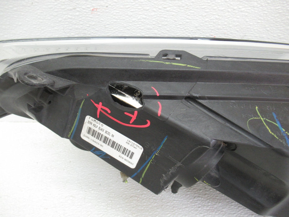 2014-2018 FORD FIESTA FRONT PASSENGER BLACK BEZEL HEADLIGHT HALOGEN HEADLAMP OEM