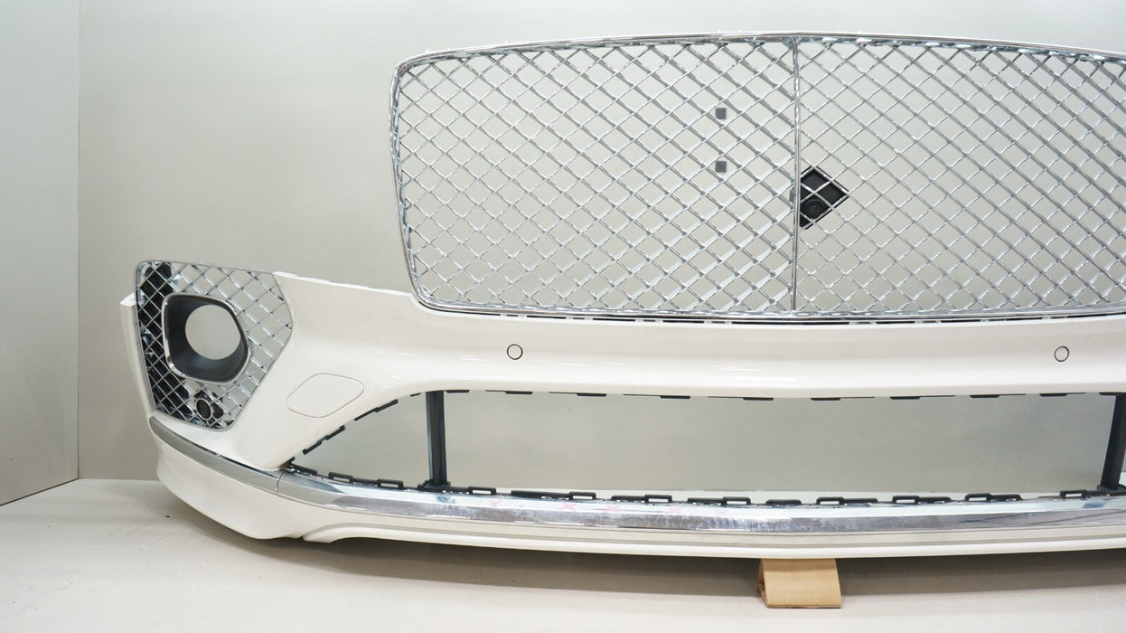2021-2023 BENTLEY BENTAYGA FRONT BUMPER COVER WITH GRILLES, SENSORS, CAMERA OEM