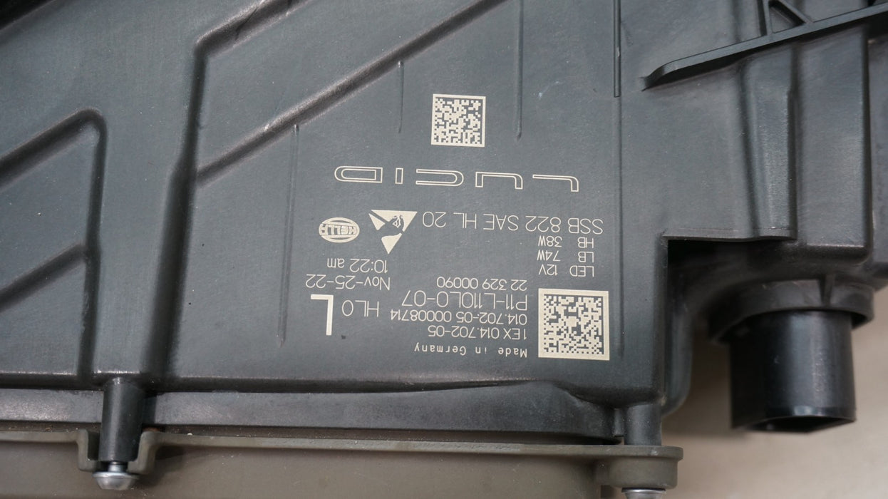 2022-2025 LUCID AIR FRONT LEFT DRIVERS SIDE LED HEADLIGHT OEM