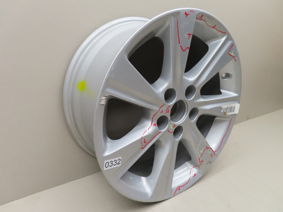 11-13 TOYOTA HIGHLANDER 17X7-1/2 7 SPOKE WHEEL RIM ASSEMBLY OEM