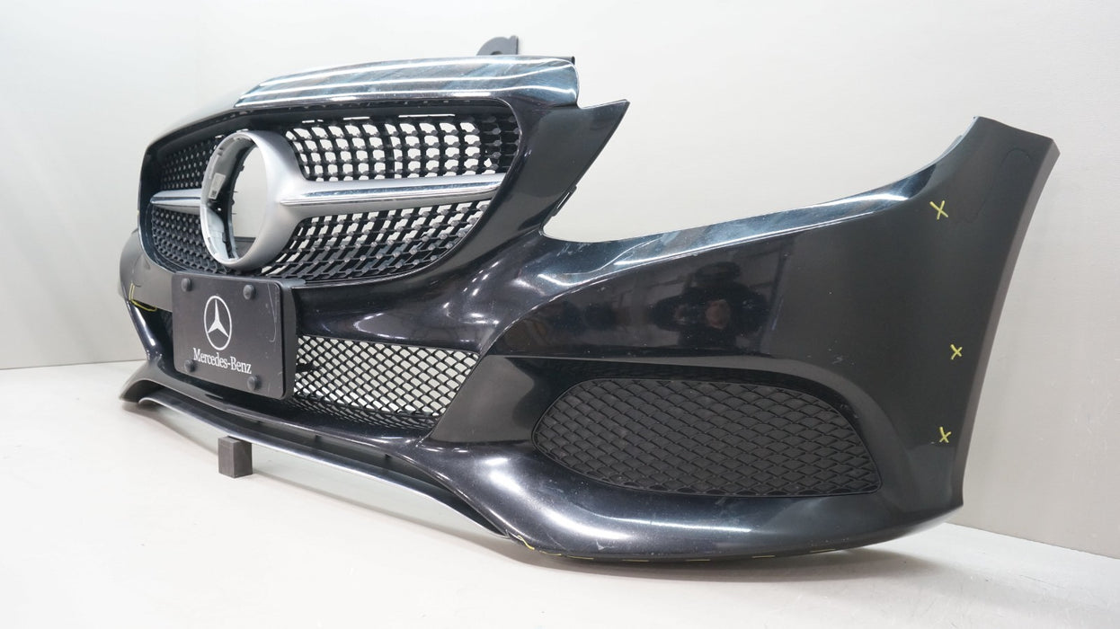 2015-2018 MERCEDES-BENZ C-CLASS W205 FRONT BUMPER COVER PANEL OEM