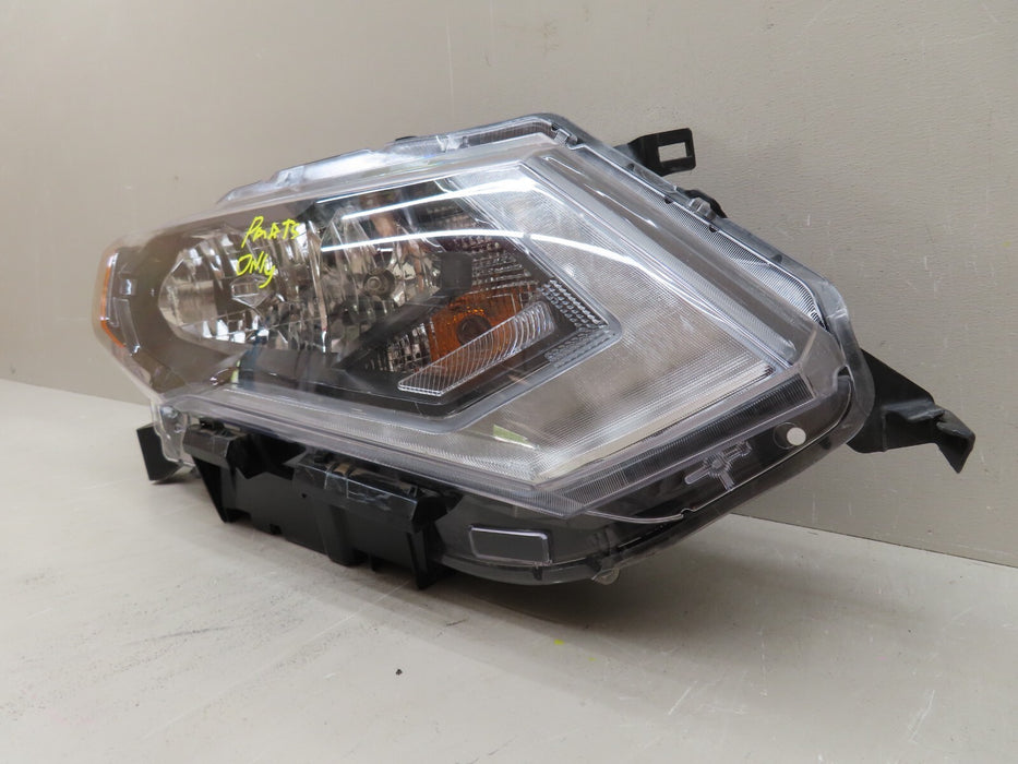 2017-2019 NISSAN ROGUE FRONT RIGHT SIDE HEADLIGHT LAMP HALOGEN OEM 1011-500536