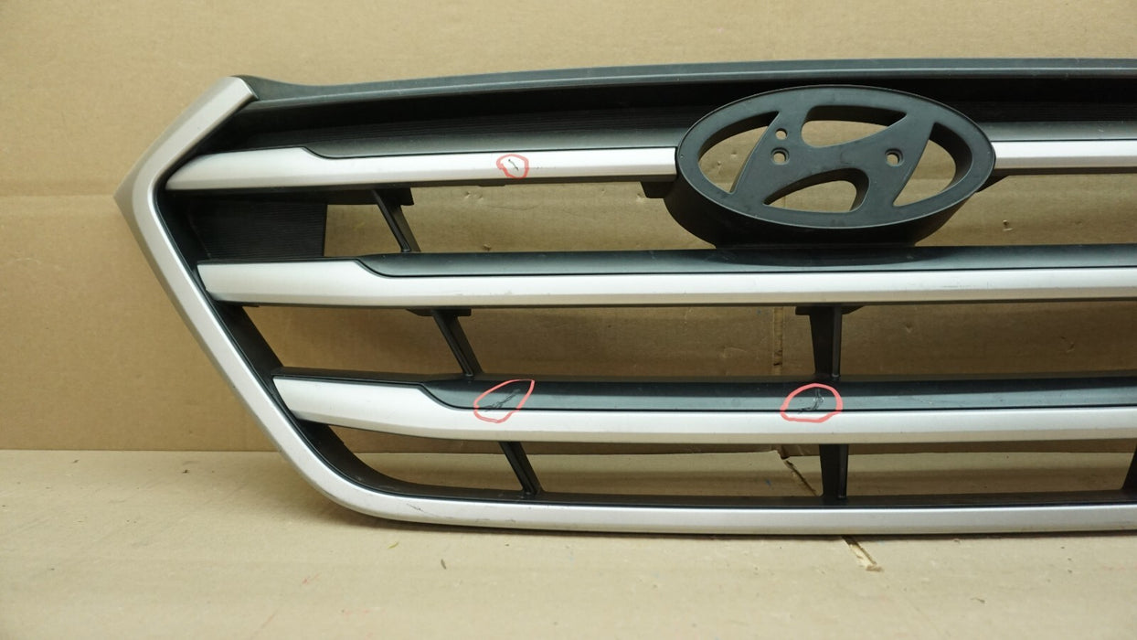 2016-2018 HYUNDAI TUCSON FRONT BUMPER UPPER GRILL GRILLE OEM 86351-D3000