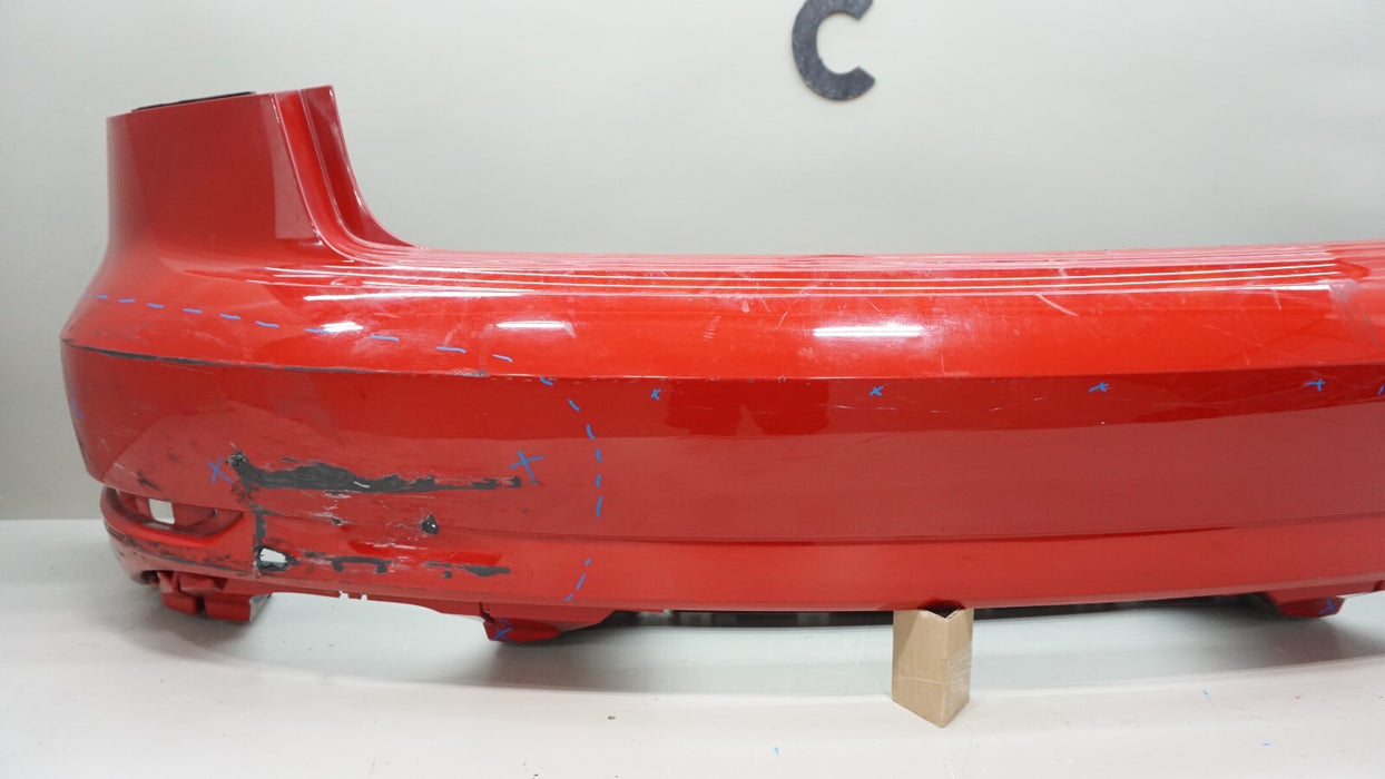 2017-2018 AUDI A3 REAR BUMPER COVER W/ SENSOR HOLES 8V5807511F OEM 17 18