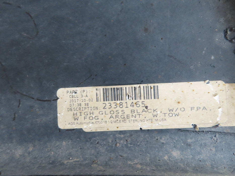 2016 2017 2018 GMC SIERRA 1500 FRONT BUMPER METAL OEM