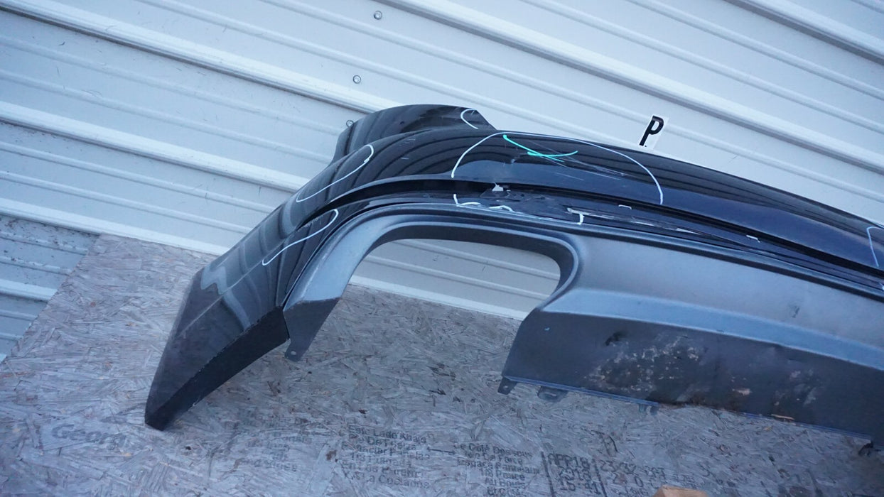 2017-2019 AUDI A4 S-LINE B9 REAR BUMPER COVER PANEL PLASTIC W/ LOWER VALANCE OEM
