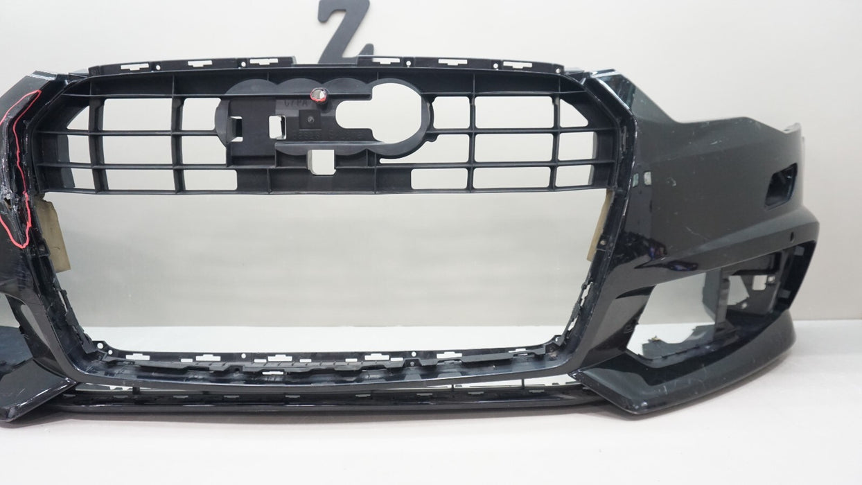 2016-2018 AUDI A6 S-LINE FRONT BUMPER COVER PANEL OEM 4G0807437 16 17 18