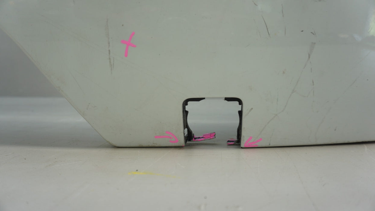 2015-2018 PORSCHE MACAN BASE S TURBO REAR BUMPER COVER PANEL W/ SENSOR HOLE OEM