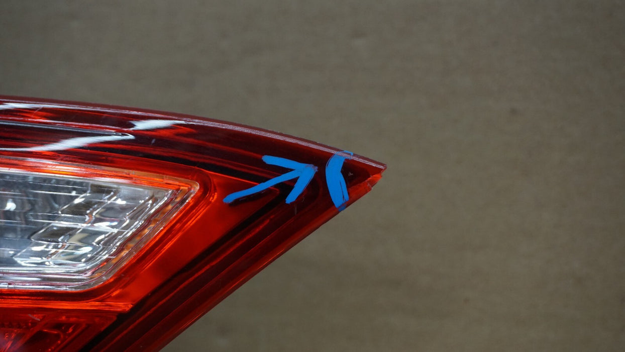 2015-2017 TOYOTA CAMRY REAR LEFT  DRIVERS INNER TRUNK TAIL LIGHT OEM 15 16 17