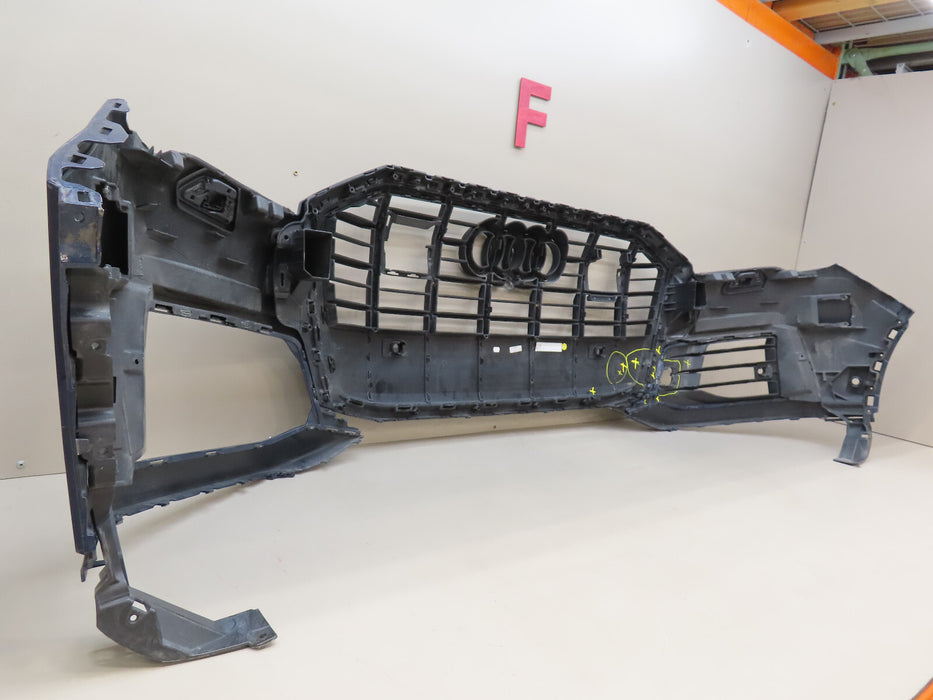 2017 2018 2019 AUDI Q7 FRONT BUMPER COVER W/GRILLE OEM