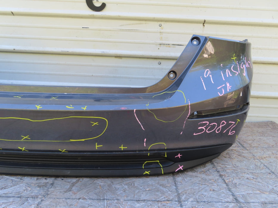 2019-2020 HONDA INSIGHT 4DR SEDAN REAR BUMPER COVER W/ LOWER VALANCE PANEL OEM