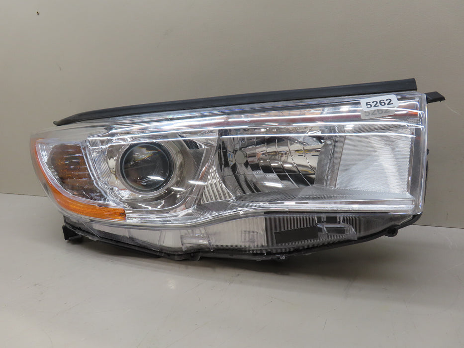 2014 2015 2016 Toyota Highlander RIGHT HALOGEN HEADLIGHT LAMP CAPA AFTERMARKET