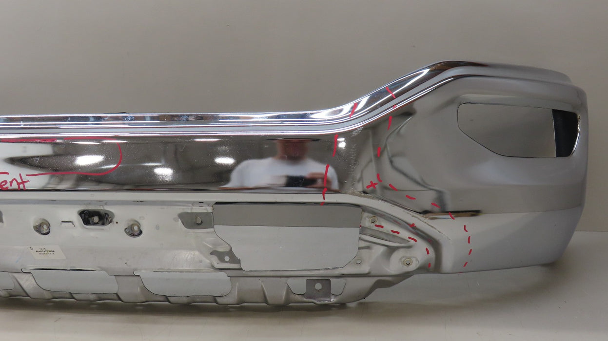 2016-2018 GMC SIERRA 1500 FRONT BUMPER METAL OEM 23381442