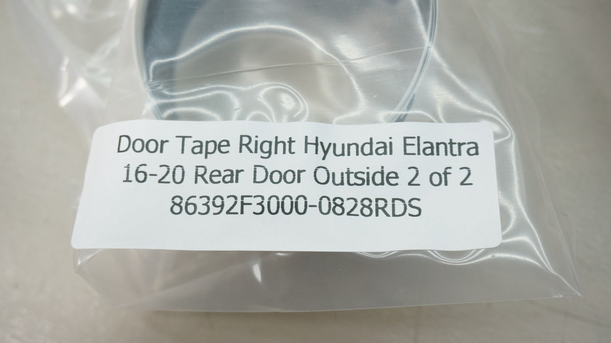 2017-2020 HYUNDAI ELANTRA SET OF BLACK OUT DOOR TAPE AND STONE GUARD 86391F2000