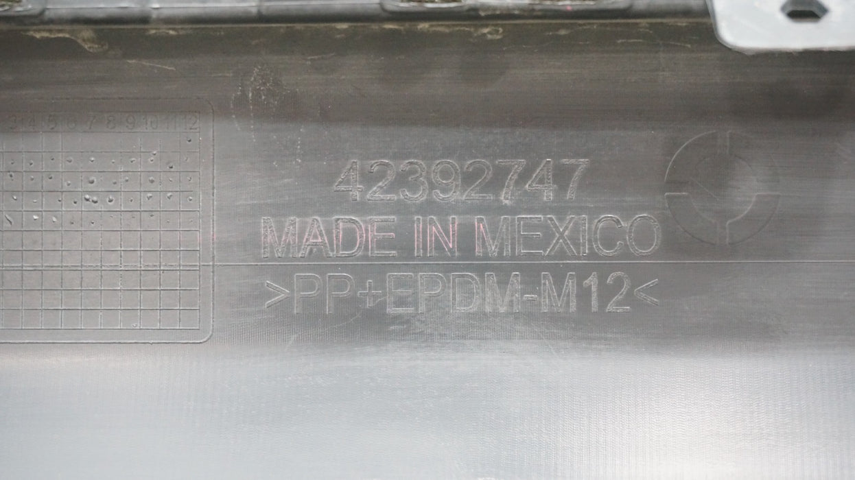 2017-2021 CHEVROLET TRAX REAR LOWER BUMPER VALANCE COVER 42392747 OEM