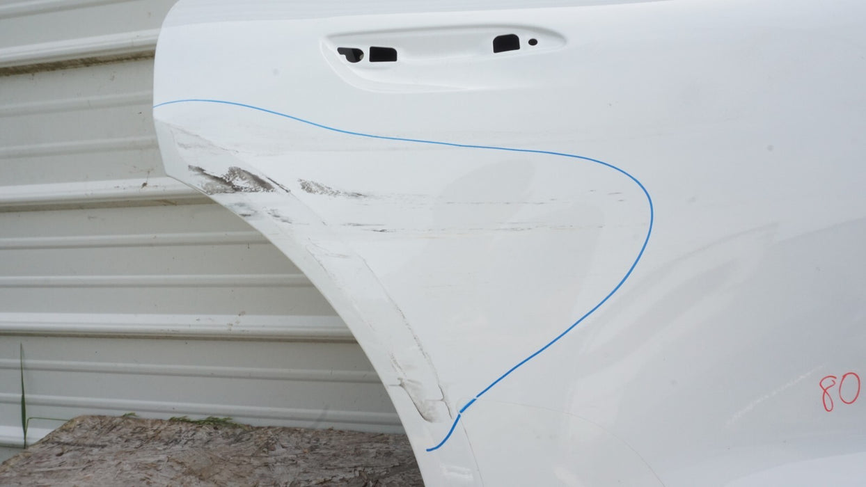 2020-2021 PORSCHE TAYCAN REAR RIGHT PASSENGER SIDE DOOR SHELL PANEL OEM 20 21