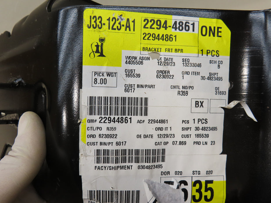 2014 2015 CHEVROLET SILVERADO 1500 FRONT LEFT BUMPER INNER BRACKET OEM 22944861