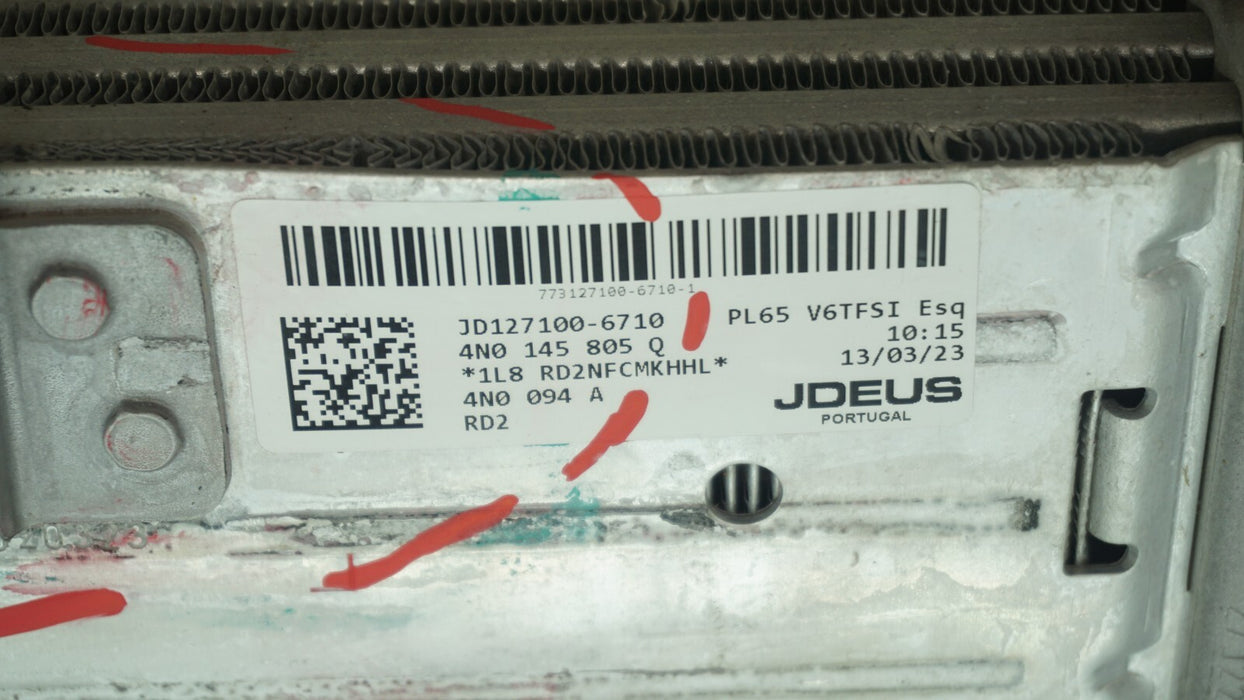 2019-2024 AUDI A8 A8L 3.0L LEFT DRIVER SIDE RADIATOR INTERCOOLER OEM 4N0145805Q
