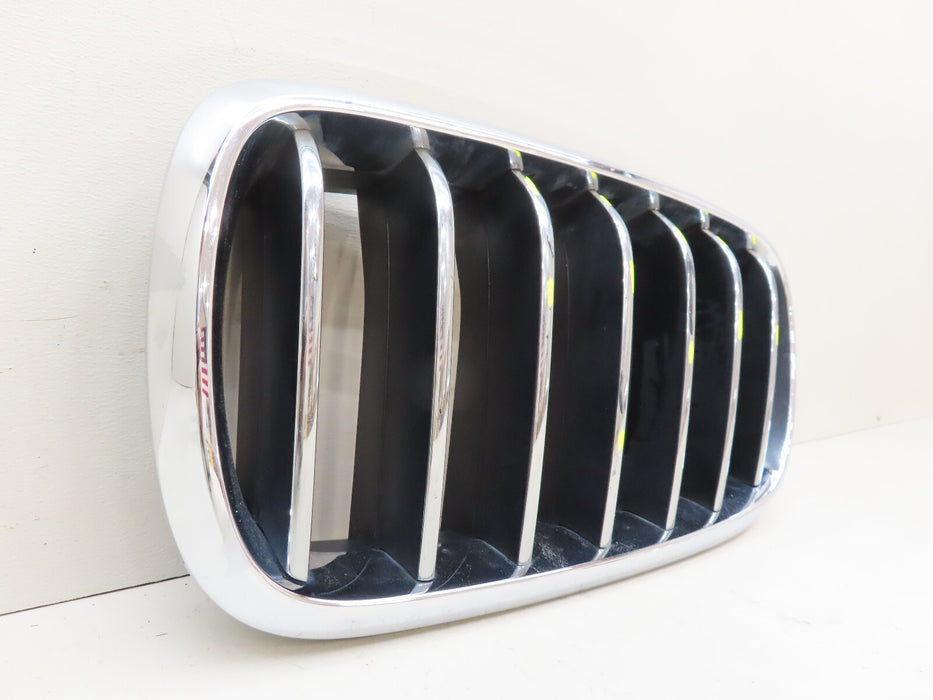 2014-2018 BMW X5 FRONT LEFT DRIVER SIDE RADIATOR GRILL GRILLE OEM