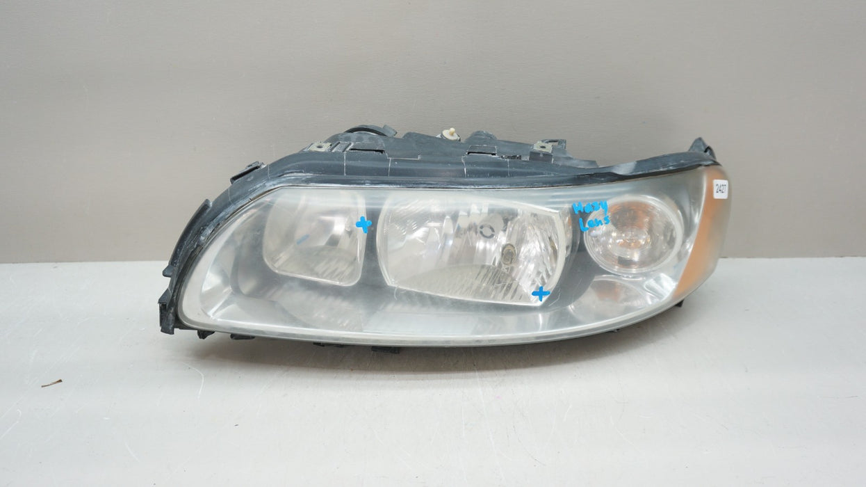2005-2009 VOLVO S60 FRONT LEFT SIDE HALOGEN HEADLIGHT OEM 30648199