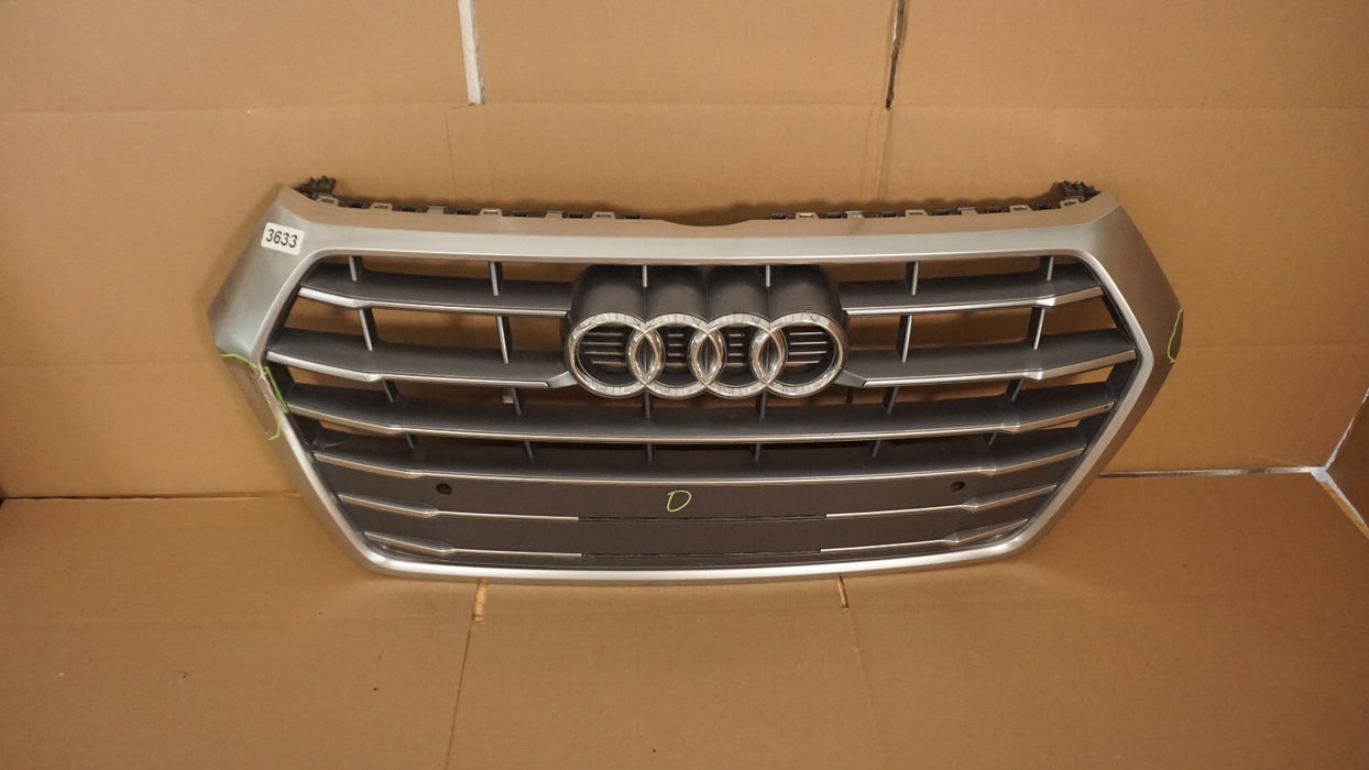 2018-2020 AUDI Q5 S-LINE FRONT BUMPER RADIATOR GRILLE GRILL 80A853651C OEM