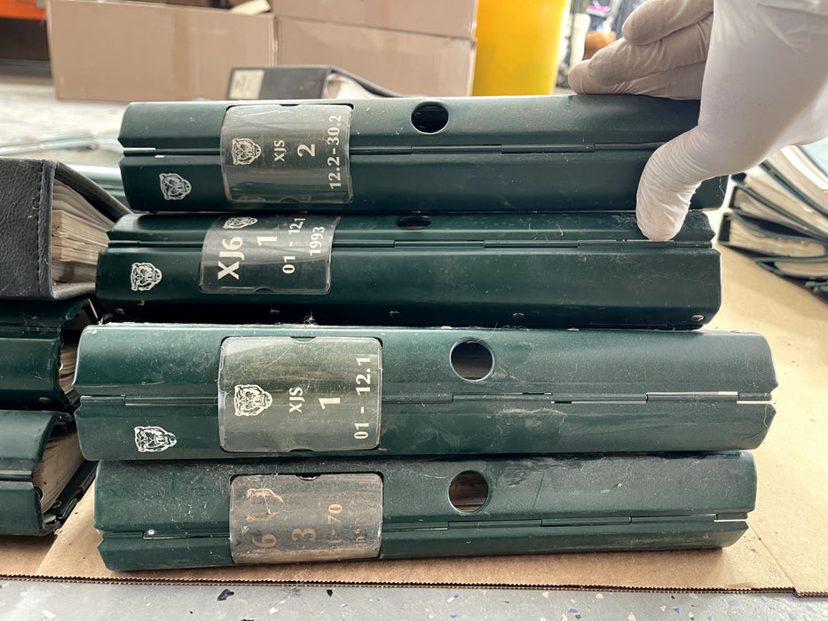 RARE* 48 TOTAL SERVICE BOOK MANUAL LOT ENGINE TRANSMISSION JAGUAR XJ6-XJ12 AJ1