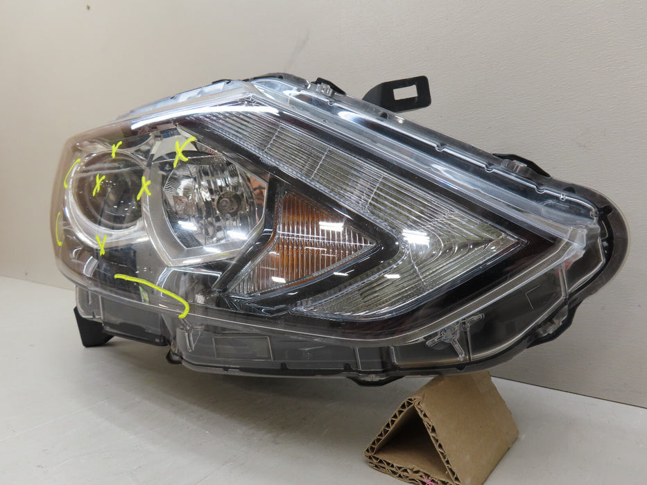 2017-2019 NISSAN ROGUE SPORT FRONT RIGHT PASSENGER HEADLIGHT LAMP HALOGEN OEM