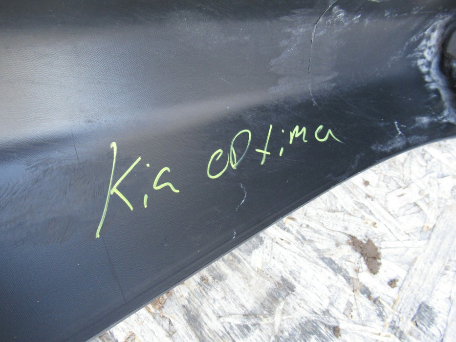 2014-2015 KIA OPTIMA REAR BUMPER COVER PANEL BLACK PLASTIC 91125239 AFTERMARKET