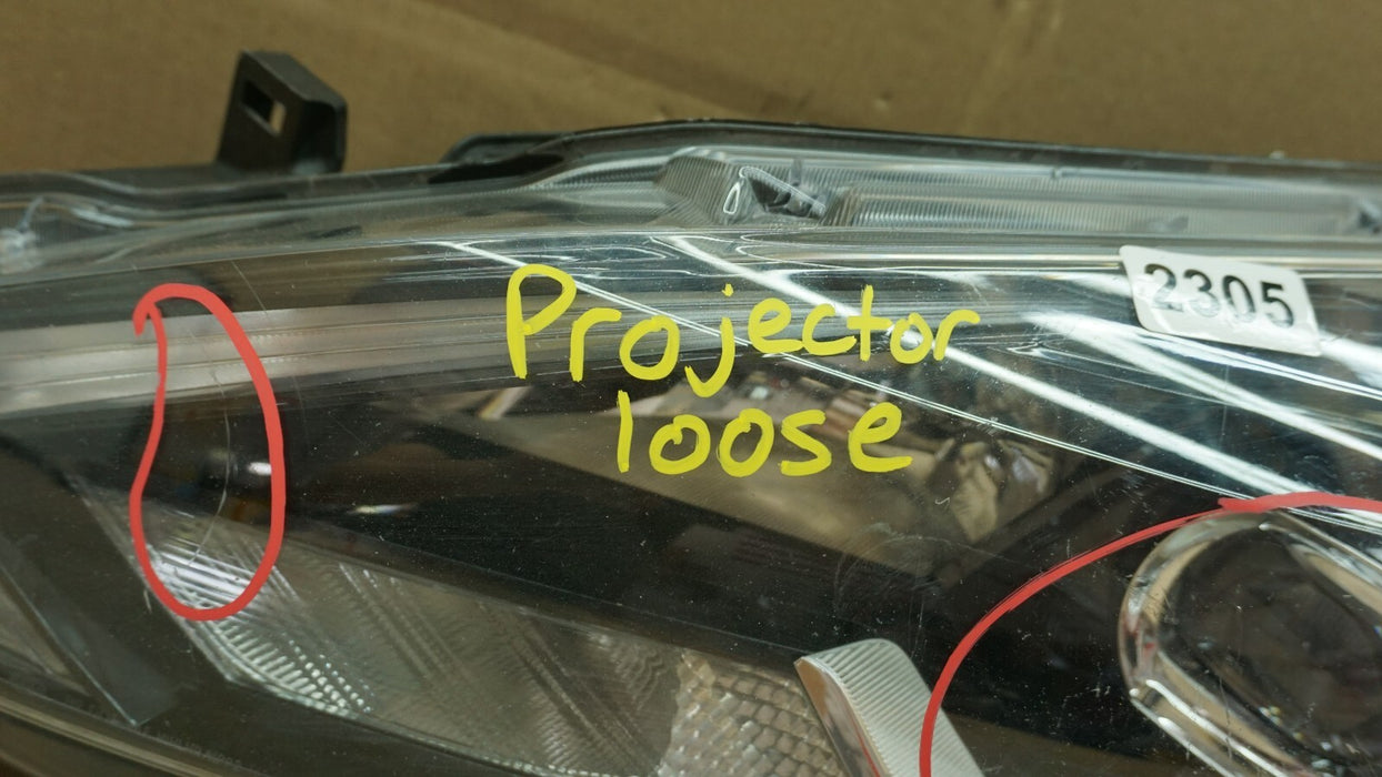 2018-2019 NISSAN SENTRA FRONT LEFT DRIVER HEADLIGHT LED OEM 18 19