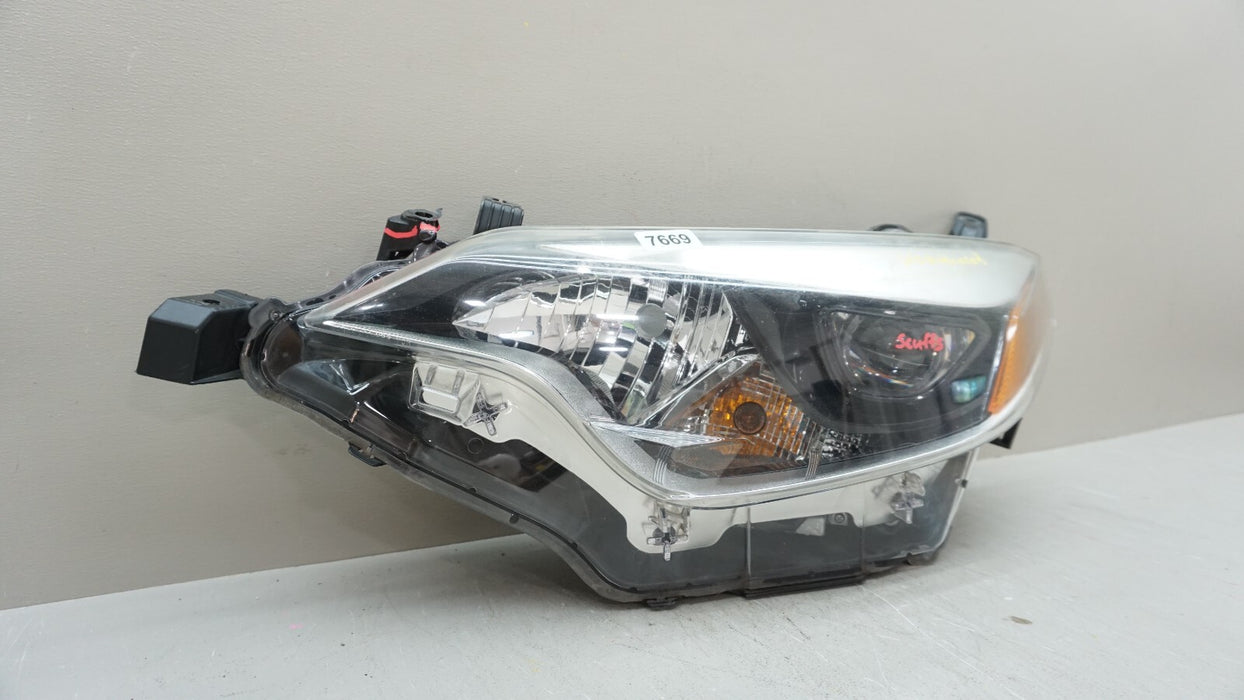 2014-2016 TOYOTA COROLLA FRONT LH LEFT DRIVER SIDE LED HEADLIGHT OEM