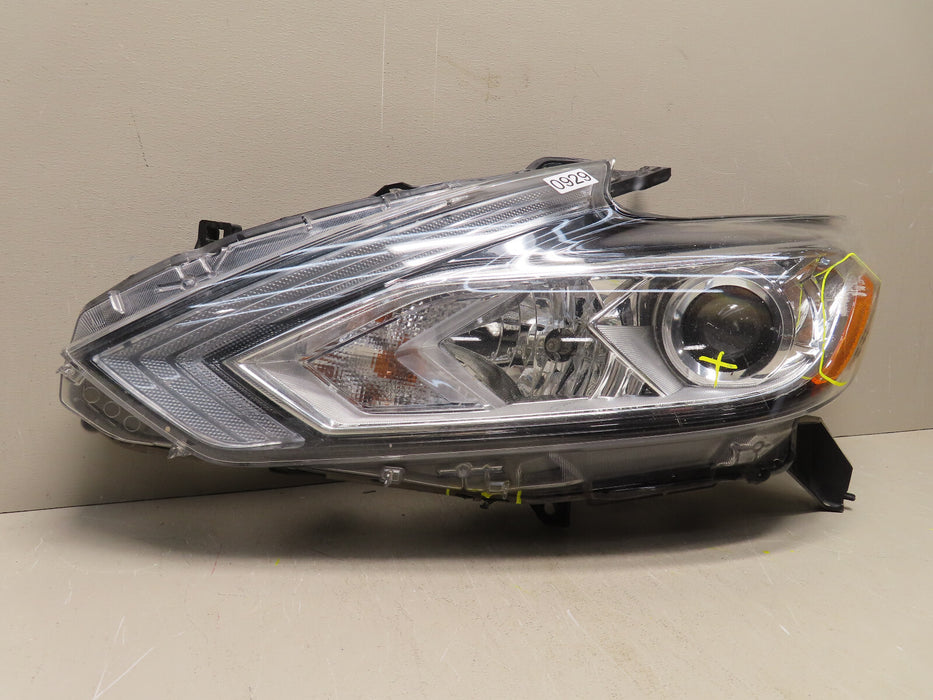 2016 2017 2018 NISSAN ALTIMA FRONT LEFT DRIVER SIDE HEADLIGHT HALOGEN OEM W/LED