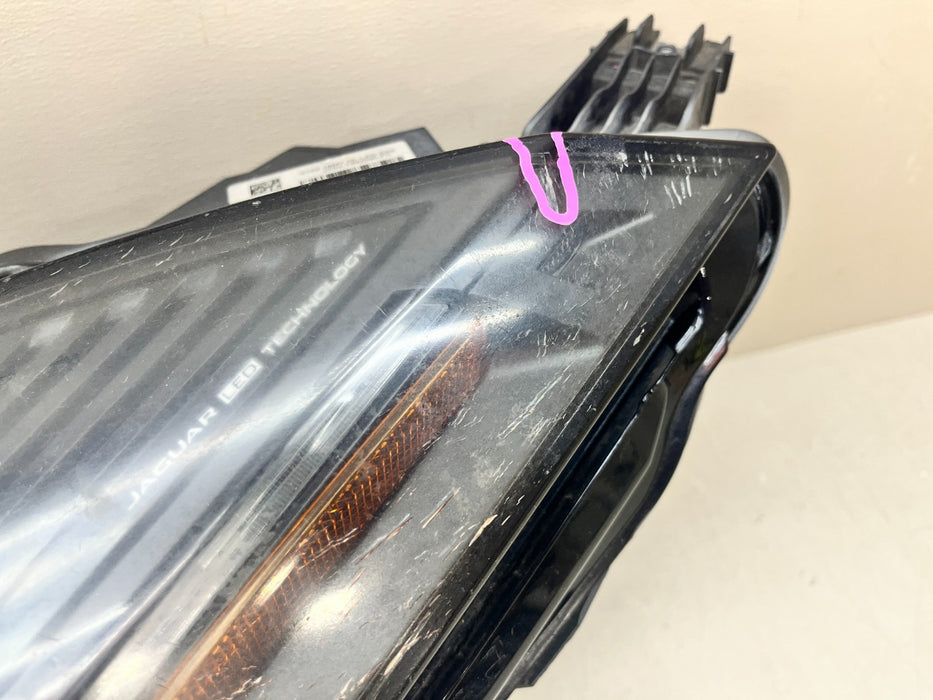 2018-2020 JAGUAR F-TYPE LED LEFT HEADLIGHT ASSEMBLY OEM JX5313W030FC