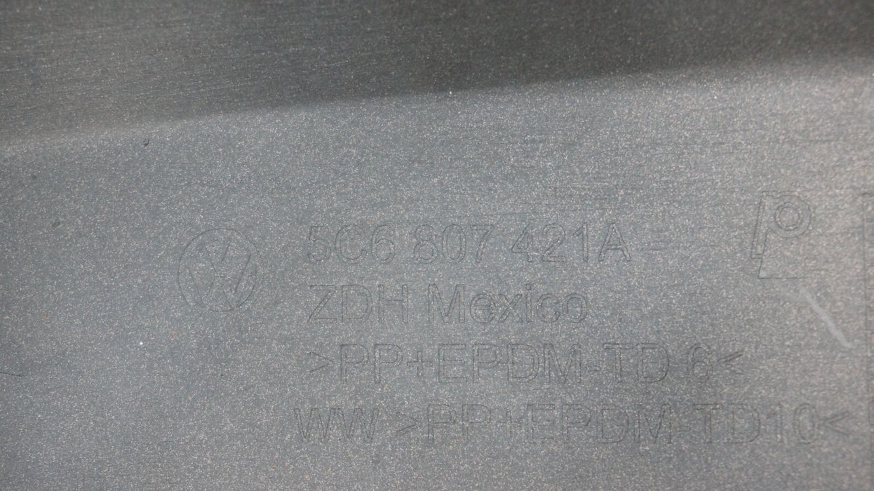 2011-2014 VOLKSWAGEN JETTA S SE SEL TDI REAR BUMPER COVER PANEL OEM 5C6807421A