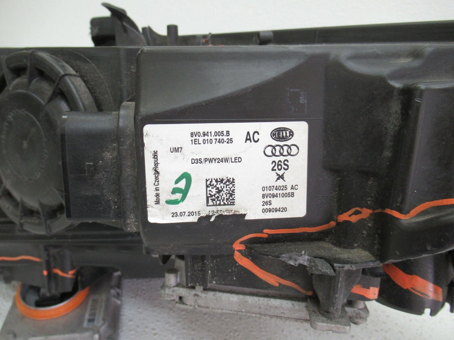 2015 - 2016 AUDI A3 FRONT LEFT DRIVER SIDE HID XENON HEADLIGHT HEAD LAMP OEM