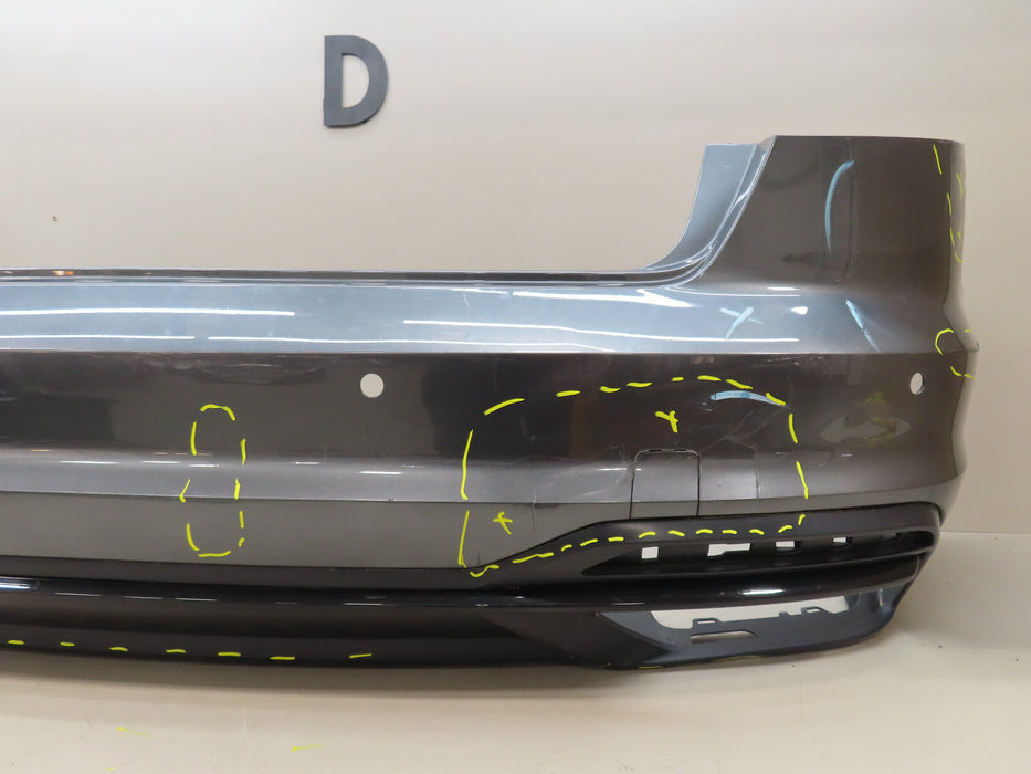2020 2021 AUDI A4 B9 REAR BUMPER COVER W/VALANCE OEM 8W5807511M