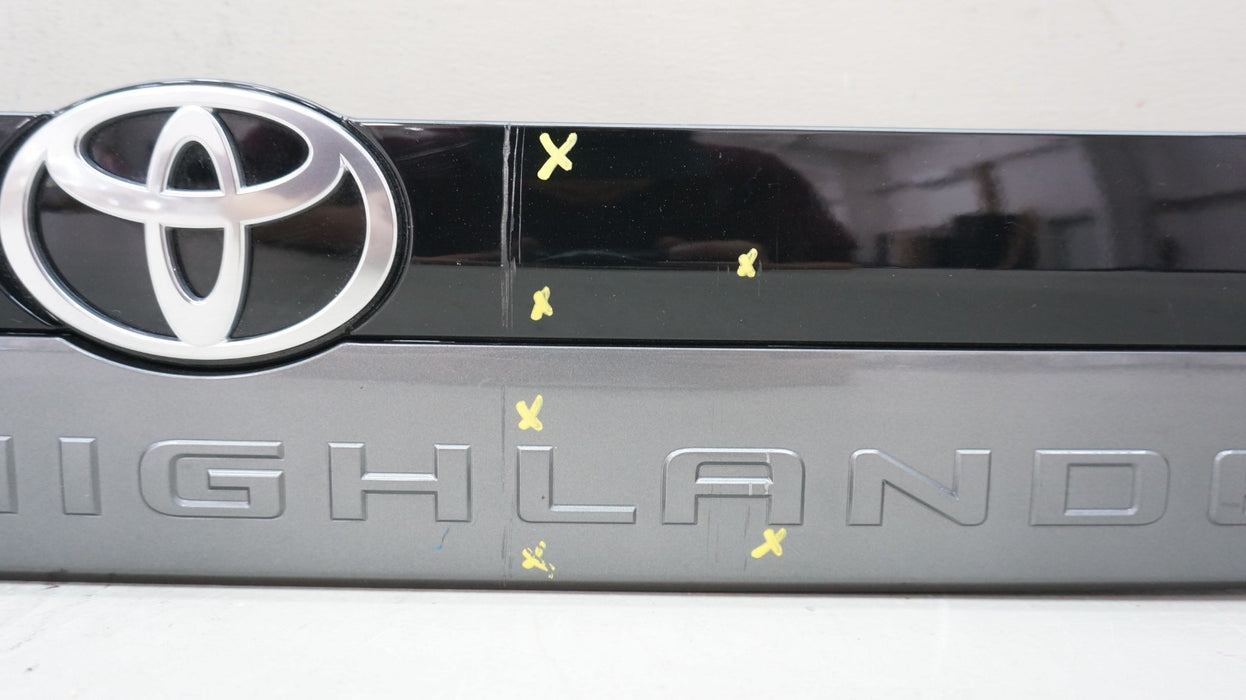 2024-2026 TOYOTA GRAND HIGHLANDER REAR TAILGATE GARNISH 76801-0E420 OEM