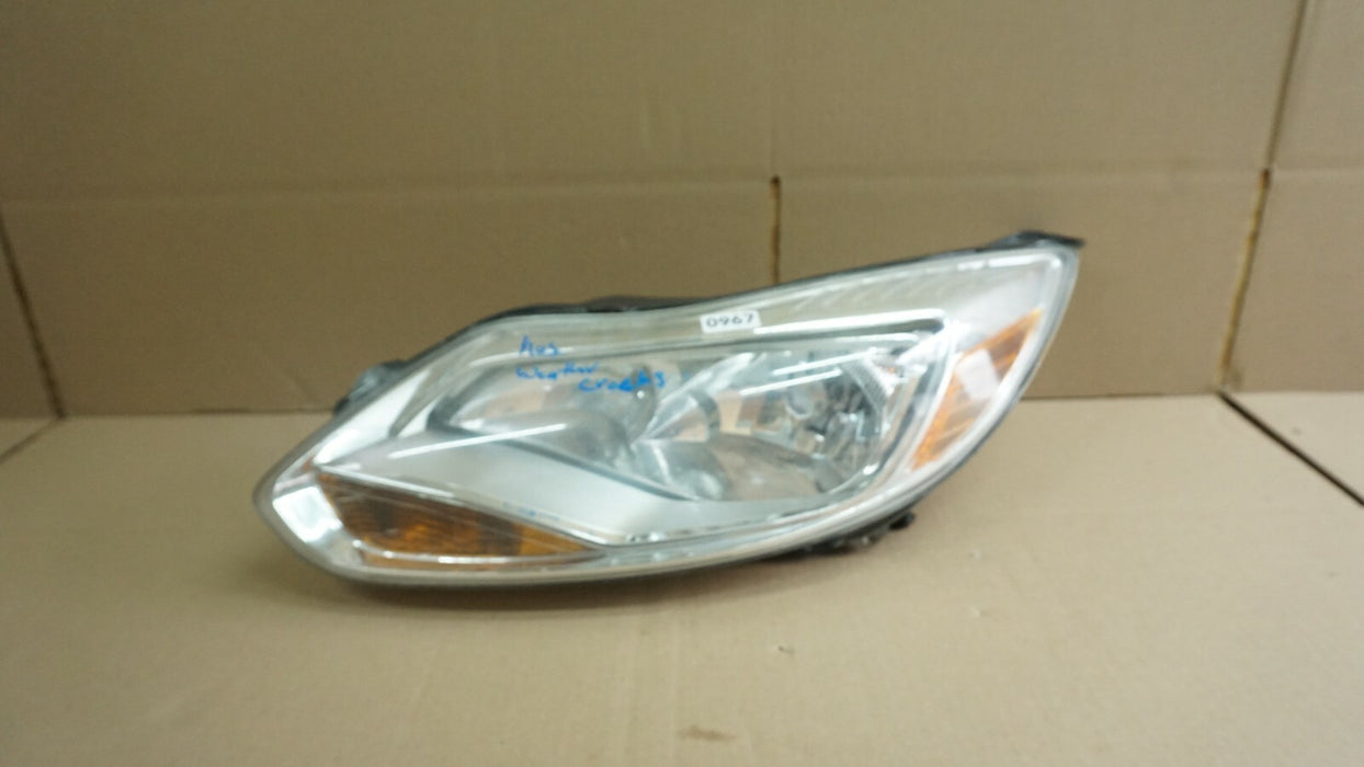 2012-2014 FORD FOCUS FRONT LEFT DRIVER SIDE HEADLIGHT HALOGEN LIGHT LAMP OEM
