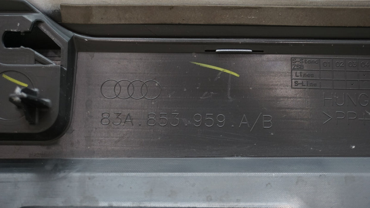 2019-2023 AUDI Q3 FRONT DRIVER SIDE DOOR TRIM MOLDING 83A.853.959.A OEM
