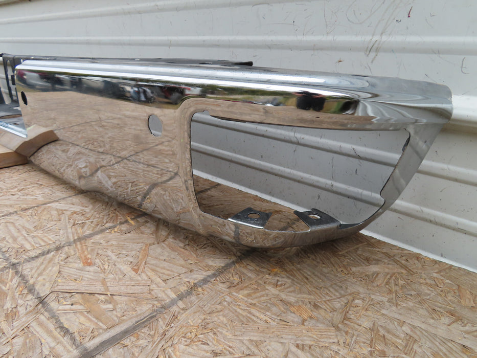 2014 2015 2016 2017 2018 SILVERADO SIERRA REAR BUMPER CHROME ORIGINAL OEM