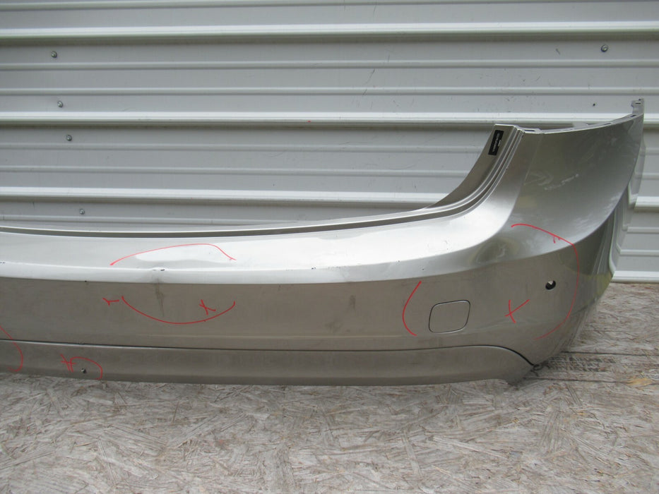 2012 - 2018 VOLVO S60 REAR BUMPER COVER PANEL W/ PARKING SENSORS HOLES OEM