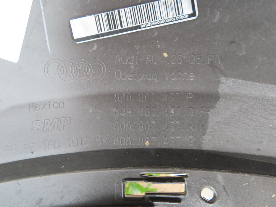 2021-2022 AUDI Q5 FRONT BUMPER COVER 80A 807 437P OEM