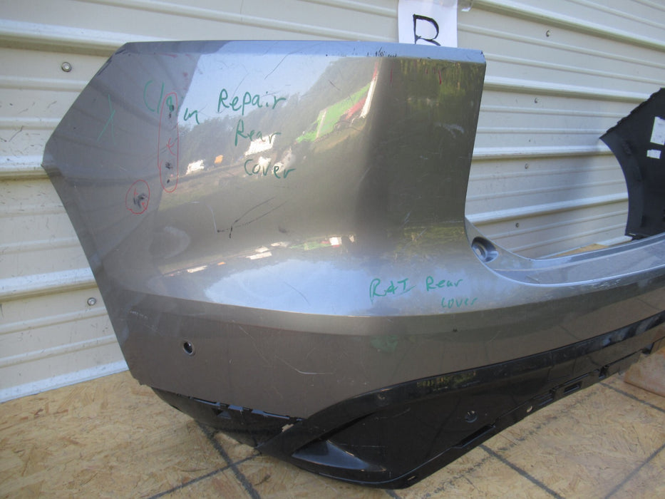 2021-2022 JAGUAR F-PACE REAR BUMPER COVER PANEL PLASTIC W/ VALANCE 21 22 OEM