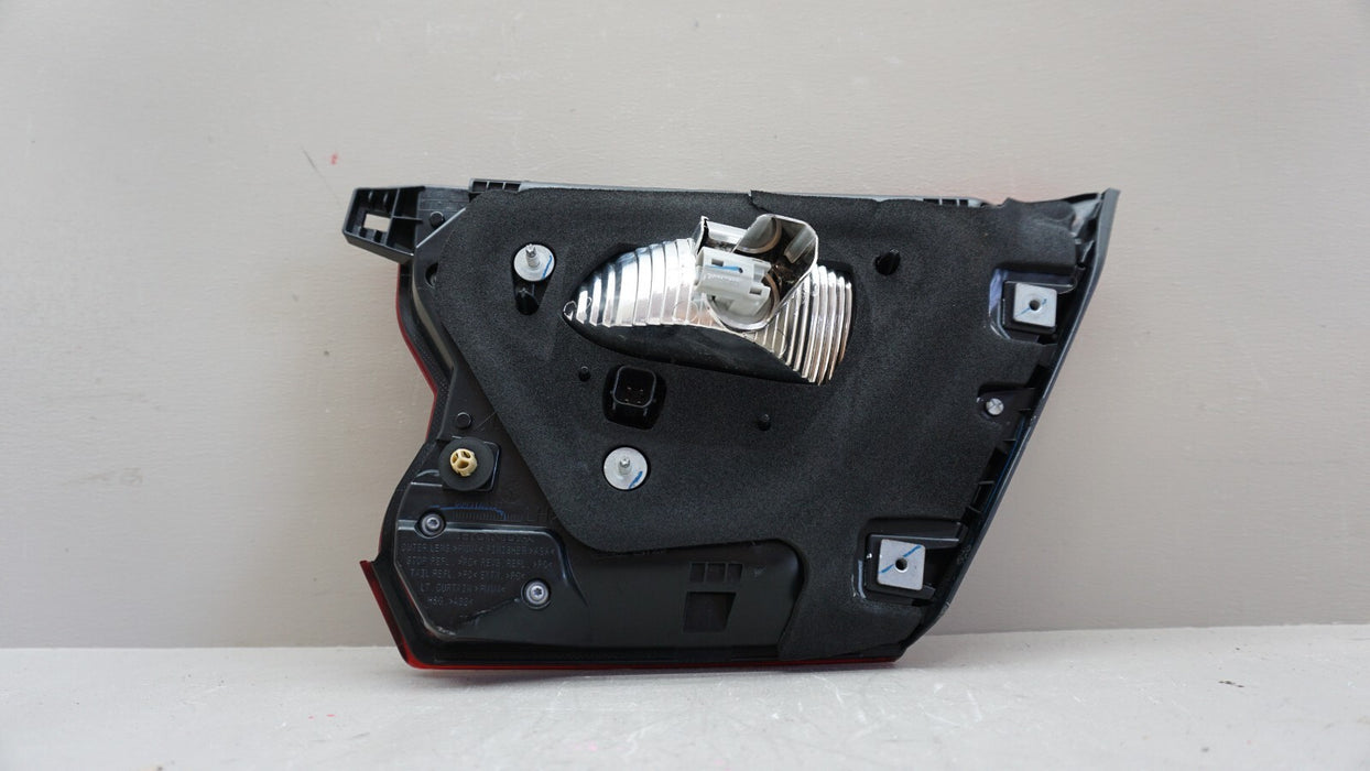 2018-2019 HONDA ACCORD REAR LEFT SIDE INNER TAIL LIGHT LAMP OEM 34155-TVA-A013