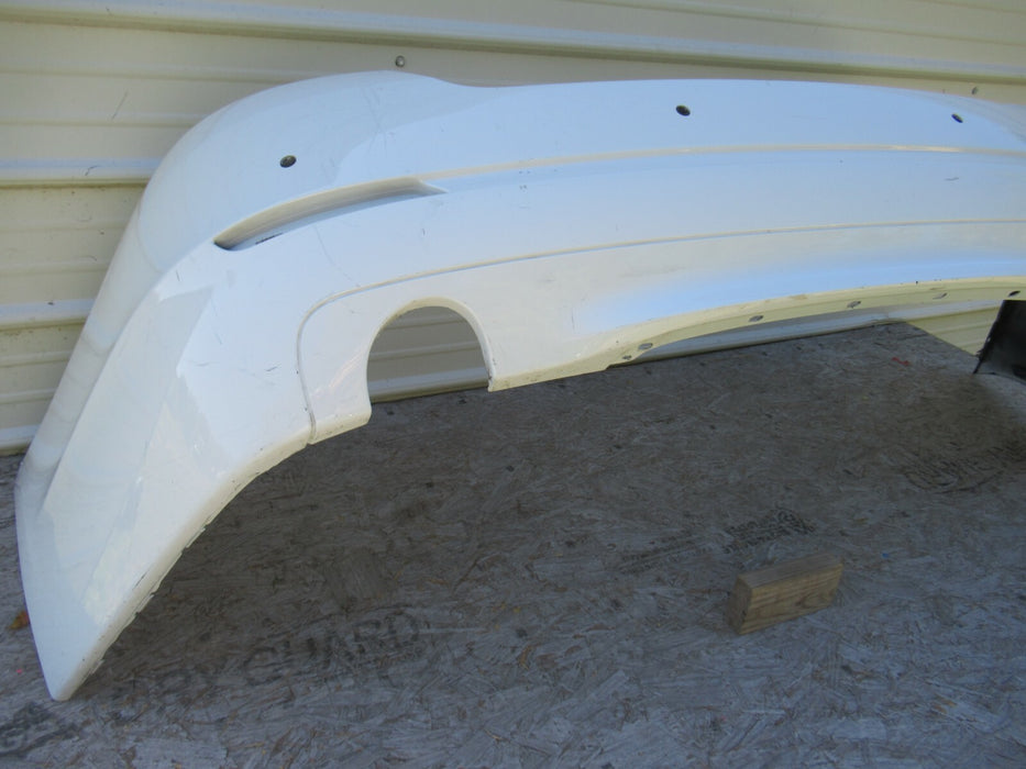 2011-2013 BMW 528I F10 REAR BUMPER COVER PANEL PLASTIC ALPIWEISS 7240334 OEM